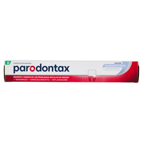 Parodontax whitening dentifricio quotidiano con fluoro per gengive più sane e denti forti 75 ml